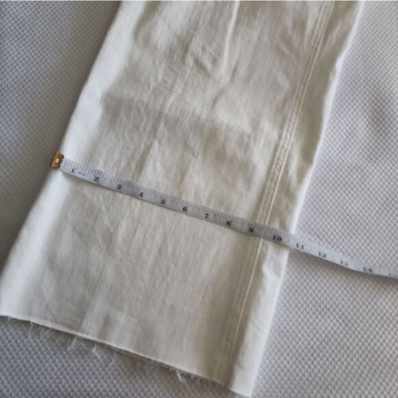 OAT New York High Waist Wide-Leg Raw Hem Pants New With Tags - Picture 9 of 10